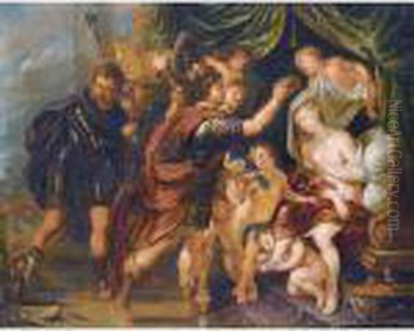 Alexander Crowning Roxanne As Queen - view 1
