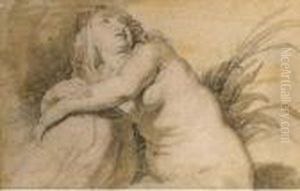 Une Femme Nue Assise Tournee Vers La Droite Une Femme Nue Assise Tournee Vers La Droite