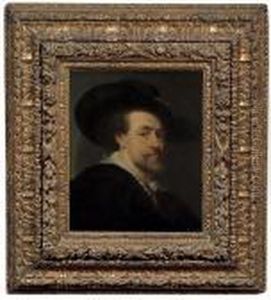 Autoritratto Con Il Grande Cappello Di Peter Paul Rubens by (studio of) Rubens, Peter Paul