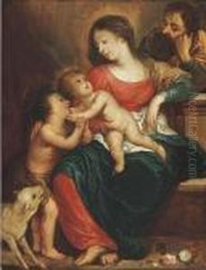 The Holy Family With The Infant Saint John The Baptist by (studio of) Rubens, Peter Paul