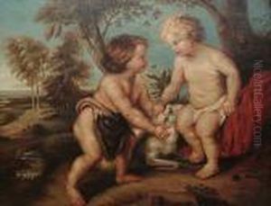 The Christ Child With The Infant St John by (studio of) Rubens, Peter Paul