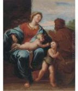 The Holy Family With The Infant Saint John The Baptist by (studio of) Rubens, Peter Paul