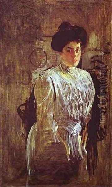 Portrait Of Margarita Morozova 1910 - view 1