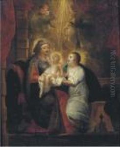 The Madonna And Child, With Saint Anne by (studio of) Rubens, Peter Paul