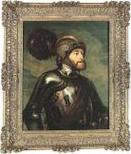 Portrait Of The Emperor Charles V In Armor (after Titian) by (studio of) Rubens, Peter Paul