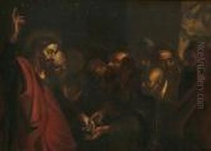 Christ And The Tribute Money by (studio of) Rubens, Peter Paul
