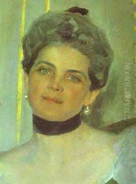 Portrait Of Princess Zinaida Yusupova Detail 1900-2 - view 1
