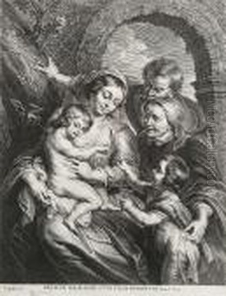 The Holy Family With The Bird (hollstein 175) - view 1