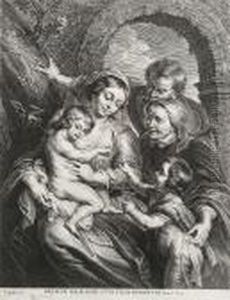 The Holy Family With The Bird (hollstein 175)