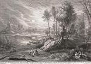 Peasants Catching Birds by (studio of) Rubens, Peter Paul