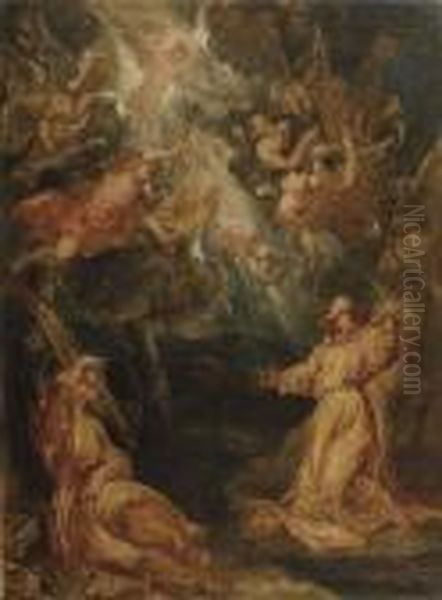 Saint Francis Receiving The Stigmata - view 1