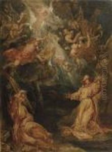 Saint Francis Receiving The Stigmata by (studio of) Rubens, Peter Paul