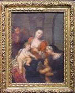 Holy Family With Infant Saint John The Baptist by (studio of) Rubens, Peter Paul