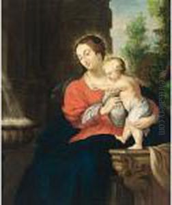 Saint Mary And Child by (studio of) Rubens, Peter Paul