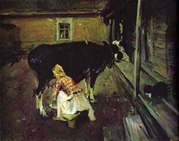 Farm Yard In Finland 1902 - view 1