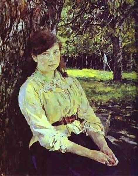 Girl In The Sunlight Portrait Of Maria Simonovich 1888 - view 1