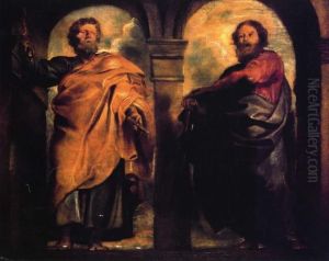 Saint Peter And Saint Paul by (studio of) Rubens, Peter Paul