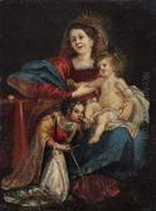 Mistyczne Zaslubiny Swietej Katarzyny by (studio of) Rubens, Peter Paul