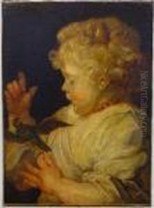 Child With Bird by (studio of) Rubens, Peter Paul