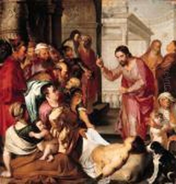 Christ At The Pool Of Bethesda - view 1