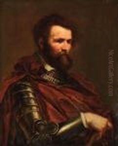 Portrait Of A Commander, Half-length, In Armour With A Redsash by (studio of) Rubens, Peter Paul