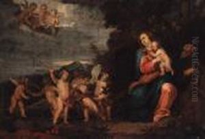The Rest On The Flight Into Egypt by (studio of) Rubens, Peter Paul