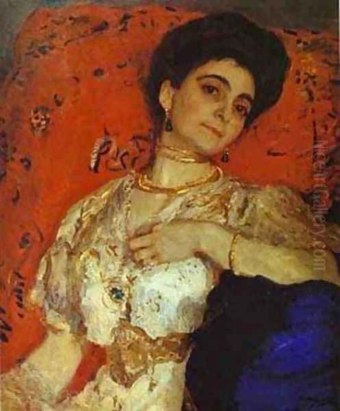 Portrait Of Maria Akimova 1908 - view 1