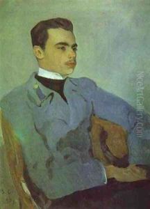 Portrait Of Count Nikolay Sumarokov Elstone 1903 by Valentin Aleksandrovich Serov