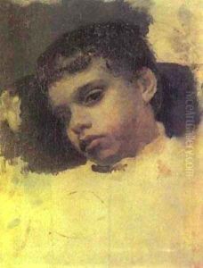 Portrait Of Kolya (Nikolay) Simonovich 1880 Portrait Of Kolya (Nikolay) Simonovich 1880