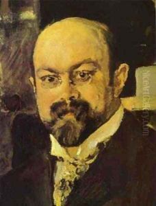 Portrait Of Mikhail Abramovich Morozov Detail 1902 Portrait Of Mikhail Abramovich Morozov Detail 1902