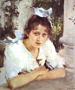 Portrait Of Praskovya Mamontova 1889