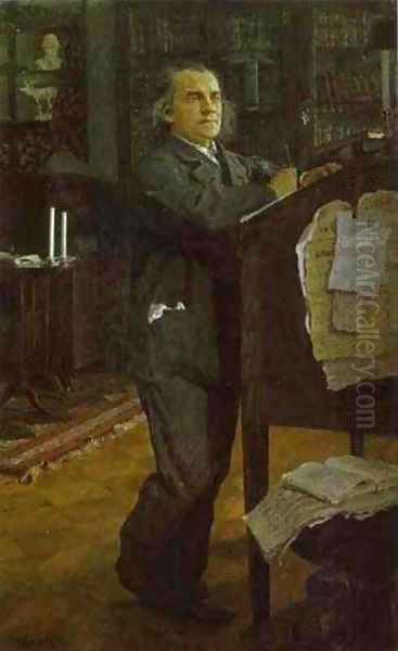Portrait Of The Composer Alexander Serov 1888-89 - view 1