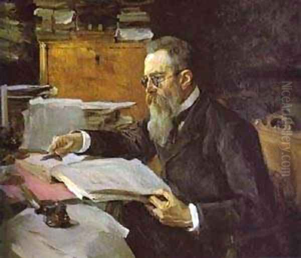 Portrait Of The Composer Nikolay Rimsky Korsakov 1898 - view 1