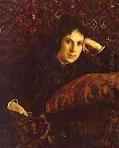 Portrait Of Yekaterina Chokolova 1887 Portrait Of Yekaterina Chokolova 1887