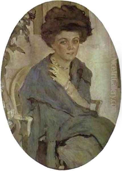 Portrait Of Yelena Oliv 1909 - view 1