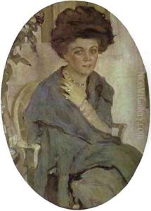 Portrait Of Yelena Oliv 1909