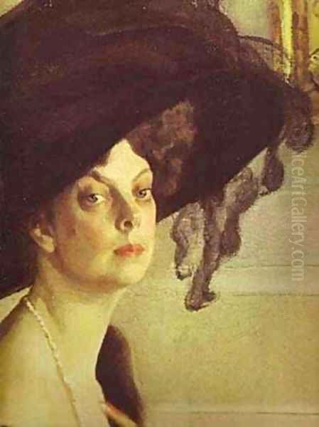 Portrait Of Princess Olga Orlova Detail 1911 - view 1