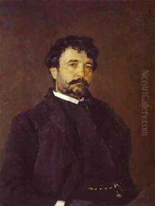 Portrait Of The Italian Singer Angelo Masini 1890
