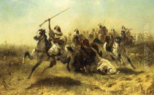 The Charge by Adolf Schreyer
