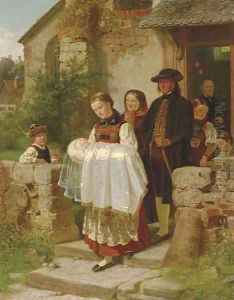 Coming Home from the Christening by Hubert Salentin