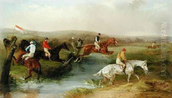 Steeplechasing The Hurdle, 1869 - view 1