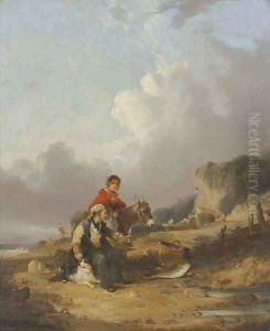 Fisherfolk On The Beach 3