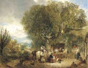Outside the Bell Inn