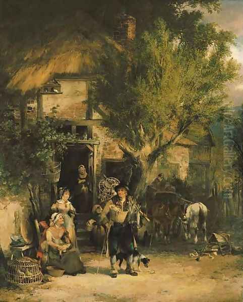 The itinerant rabbit seller - view 1