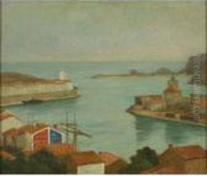 Overlooking Port Vendres Overlooking Port Vendres