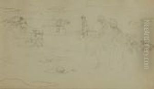 Study For Oyster Gathering St Georges by Bonny Rupert