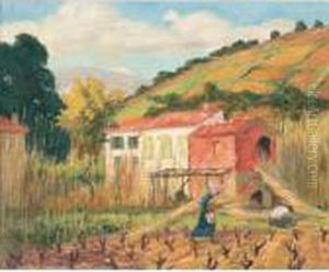 Houses At Le Lavandou by Bonny Rupert