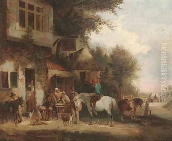 Refreshments outside the Crown - view 1