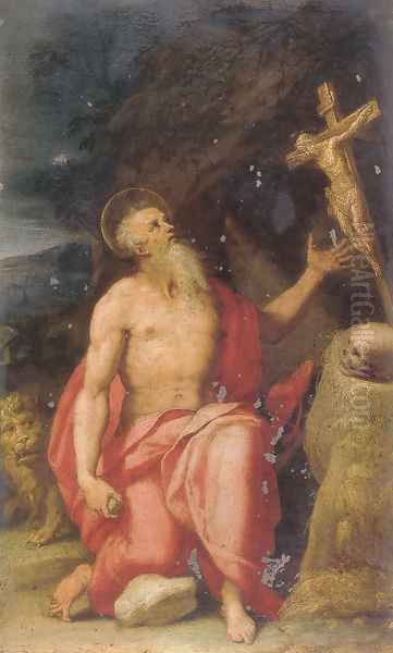 Saint Jerome in the Wilderness - view 1