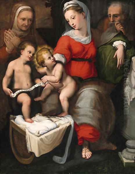 The Holy Family with Saint Anne and the Infant Saint John the Baptist - view 1